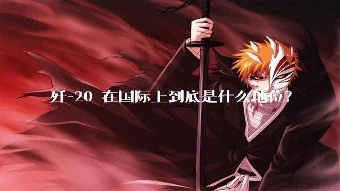 歼-20 在国际上到底是什么地位？